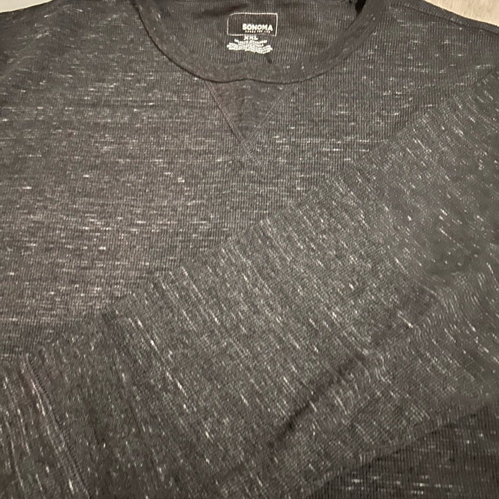 Sonoma Charcoal Heather Long Sleeve Top